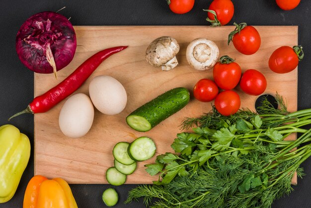 Assortment of various vegetables