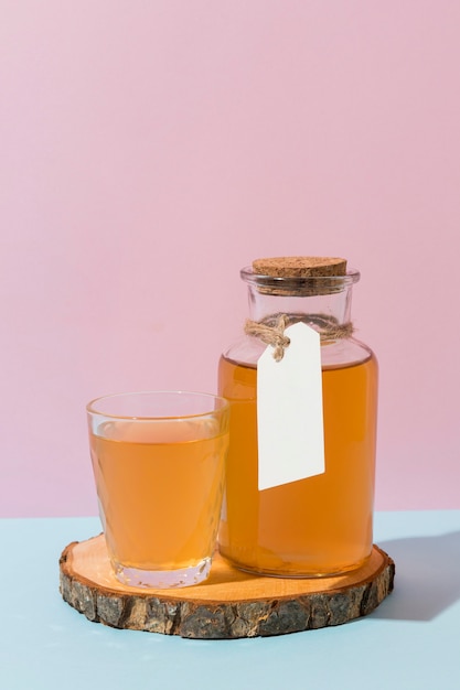 Free Photo assortment with delicious kombucha drink