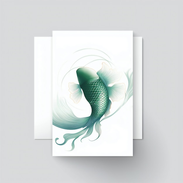 Free photo astrology concept with pisces drawing