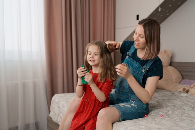 Aunt spends time with her niece