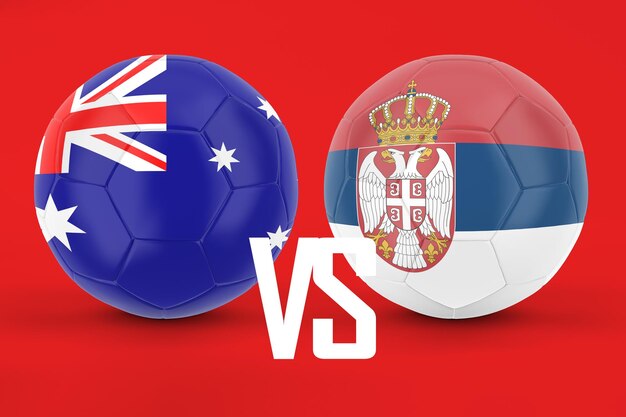 Australia VS Serbia Football