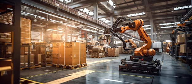 Automated robotic systems enhance manufacturing in smart warehouses