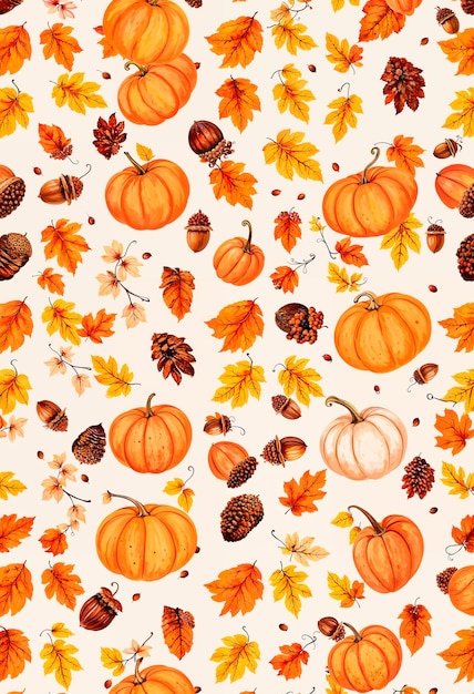 Free photo autumn patterned  background