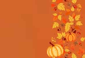 Free photo autumn patterned  background