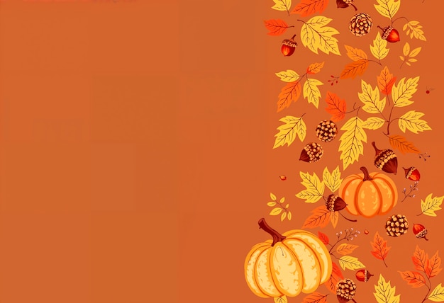 Free Photo autumn patterned  background