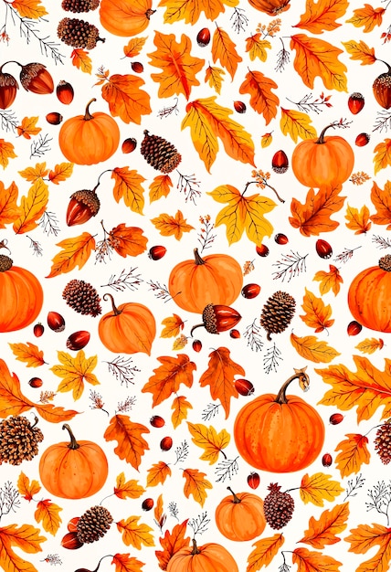 Free photo autumn patterned  background