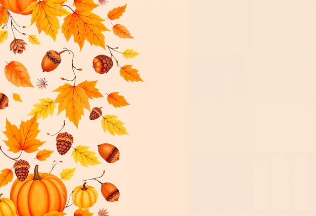 Free Photo autumn patterned  background