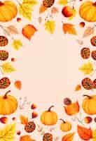 Free photo autumn patterned  background