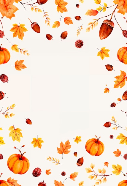 Free photo autumn patterned  background