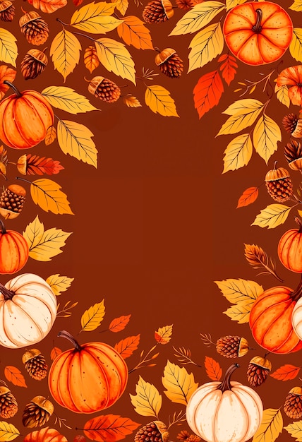 Free photo autumn patterned  background