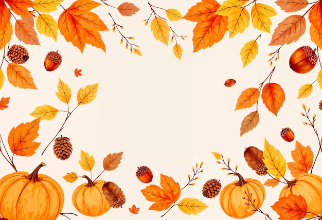 Autumn patterned  background