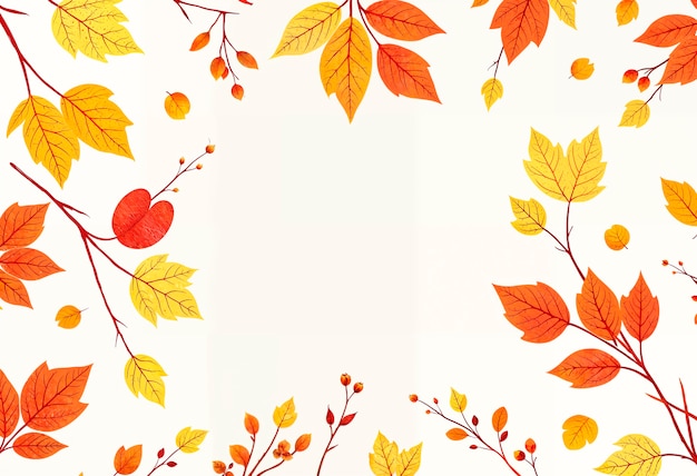 Free photo autumn patterned  background