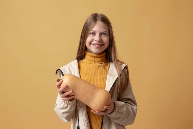 Autumn person with cozy clothes