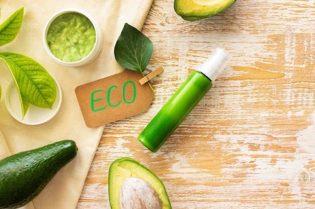 Avocado eco cream spa natural cosmetics