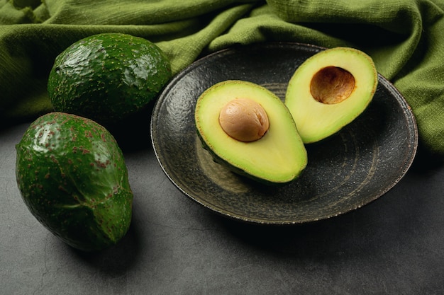 Free Photo avocado products made from avocados  food nutrition concept.