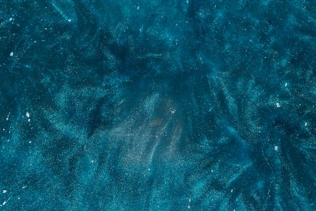 Azure dye in water