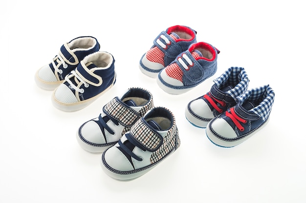 Free photo baby boy shoes isolated