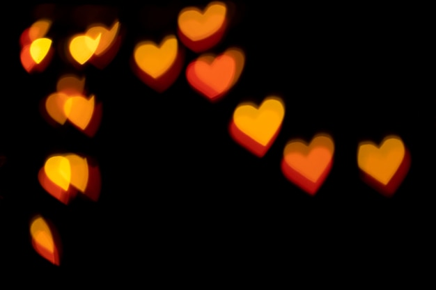 Free Photo background bokeh red hearts