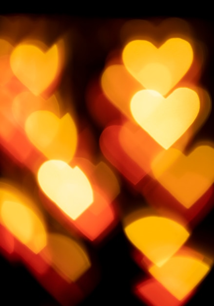 Free Photo background bokeh red hearts