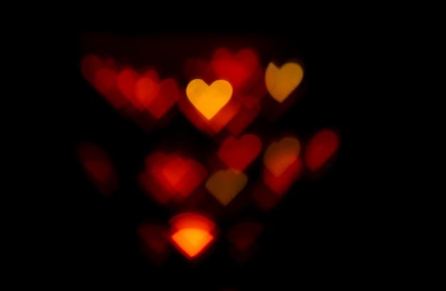 Free Photo background bokeh red hearts