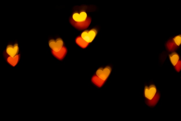 Free photo background bokeh red hearts