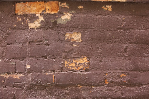 Free photo background of damaged brick wall