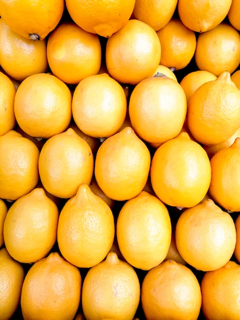 Free Photo background of natural lemons