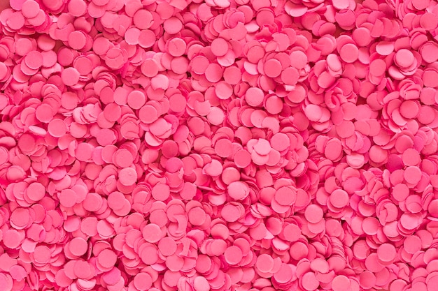 Background of pink confetti