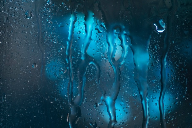 Free Photo background rain drops close up