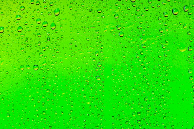 Background rain drops close up