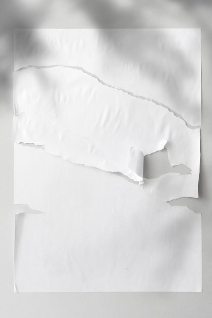 Free Photo background of ripped paper with shadow