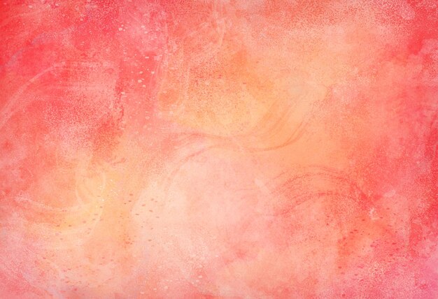 Background of soft pink and orange watercolour painting