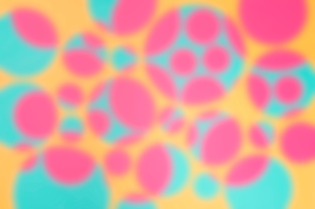 Free photo background with abstract defocused circle design