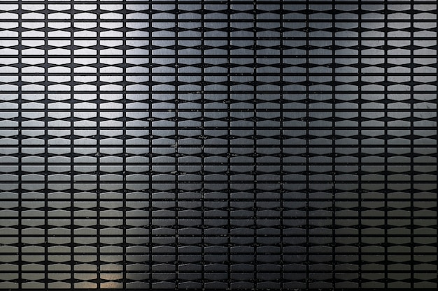 Background with metallic grid texture