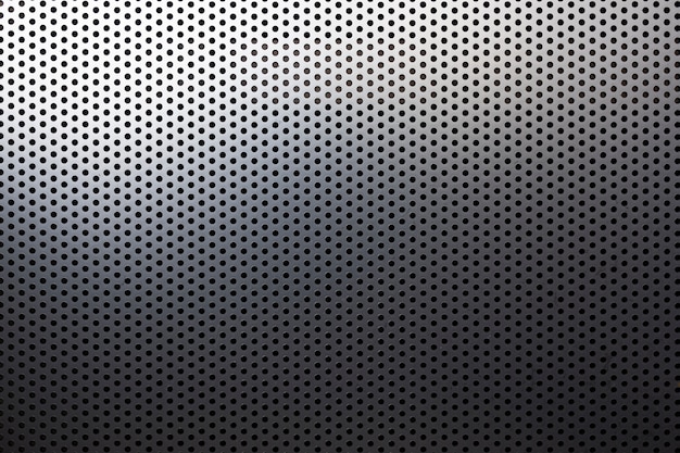 Background with metallic mesh and round holes