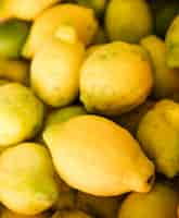 Free photo background of yellow fresh juicy lemon at market