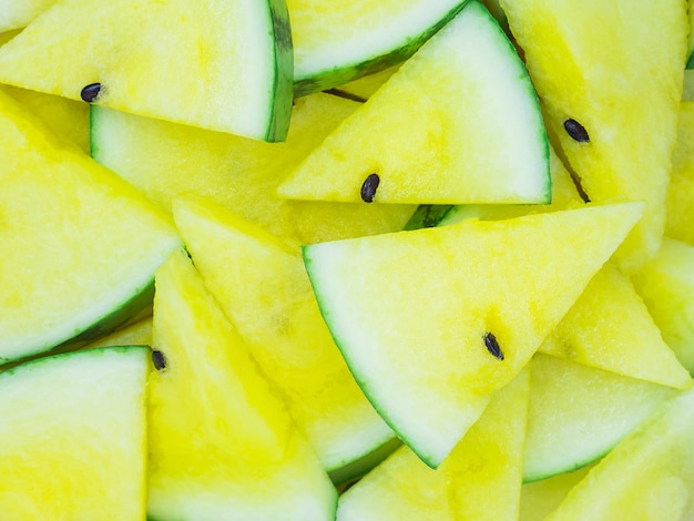 Background of Yellow Watermelon