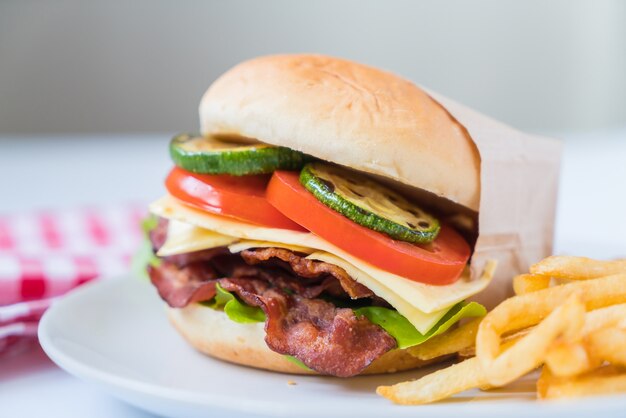 bacon burger