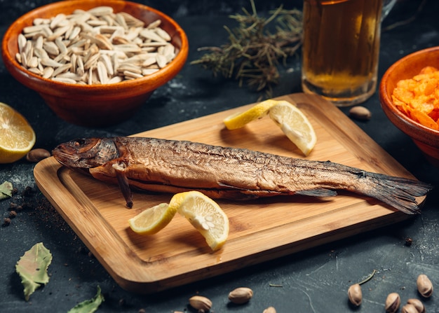 baked fish with lime