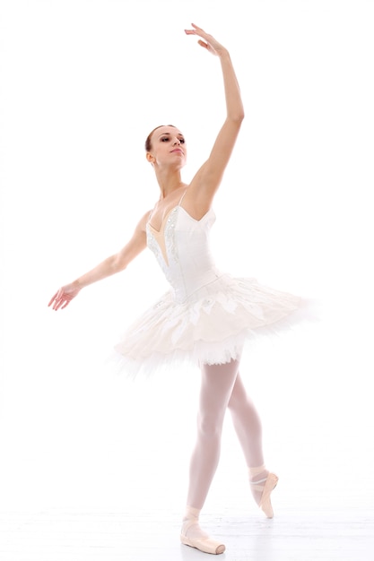 Free photo ballerina performing