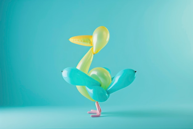 Free Photo balloon twist shaped like bird