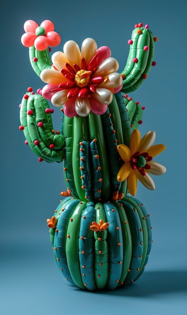 Free Photo balloon twist shaped like cactus