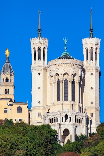 Basilica of Notre-Dame de Fourviere in Lyon