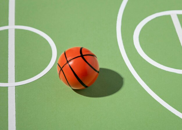 Basketball minimal still life