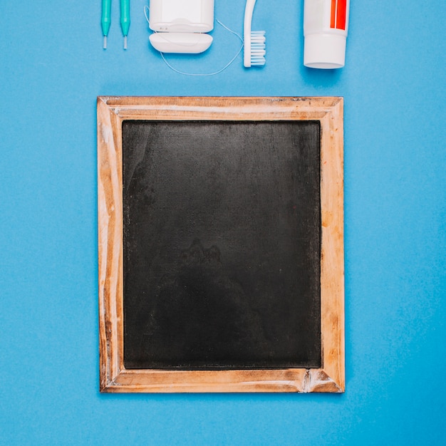 Bathroom composition with chalkboard