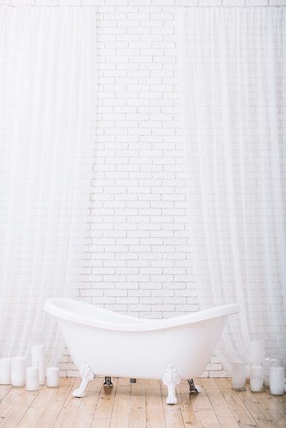 Bathtub for a relaxing bath in a spa