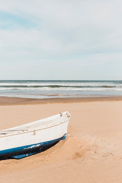 Beach concept with boat