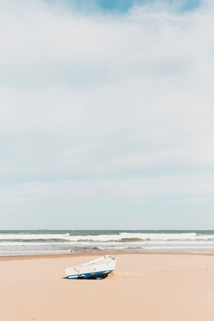 Beach concept with boat