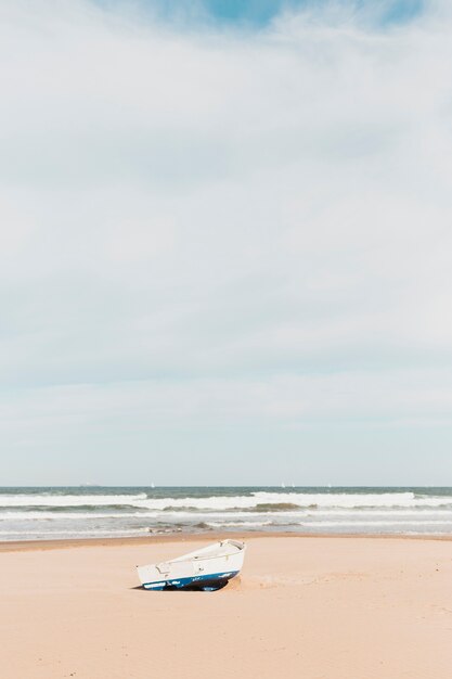 Beach concept with boat