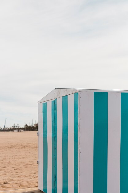 Beach concept with building